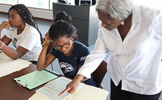 Picture of classroom instruction