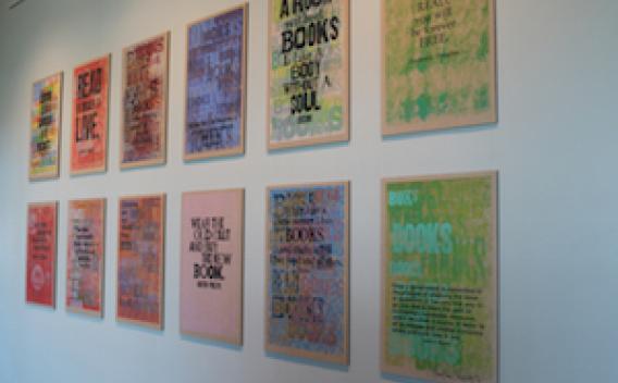 Picture of art about books