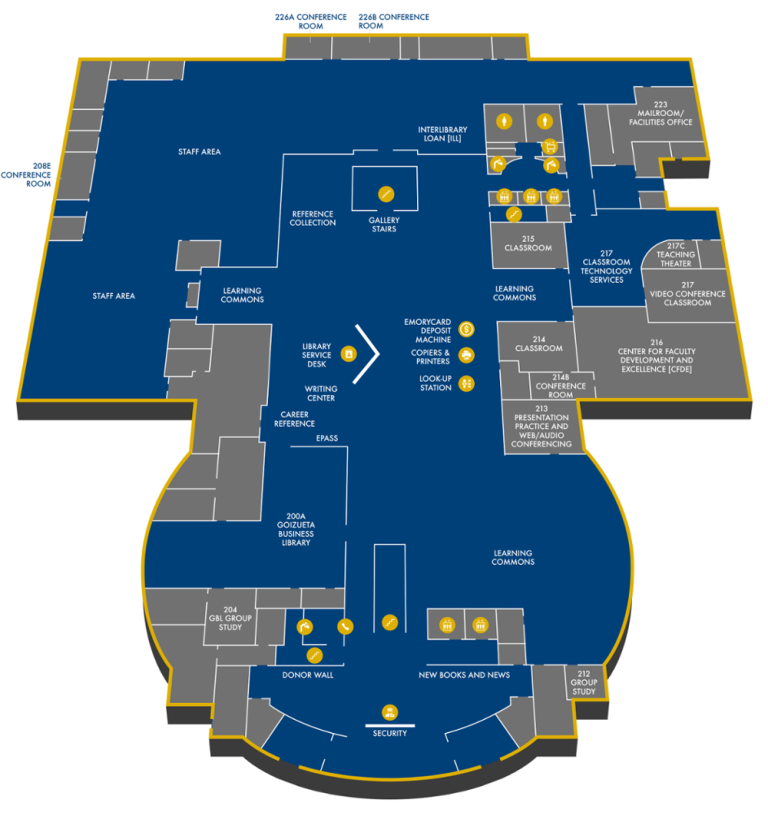 Woodruff floor plan level 2