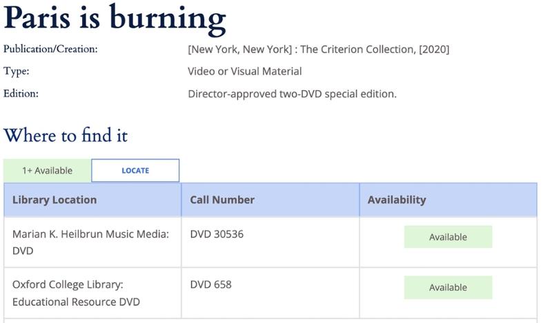 Screenshot showing a multiple locations for a video.