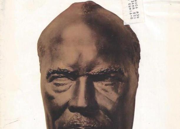 June 1971 Issue of The Crisis featuring James Weldon Johnson's Death Mask as the cover image.