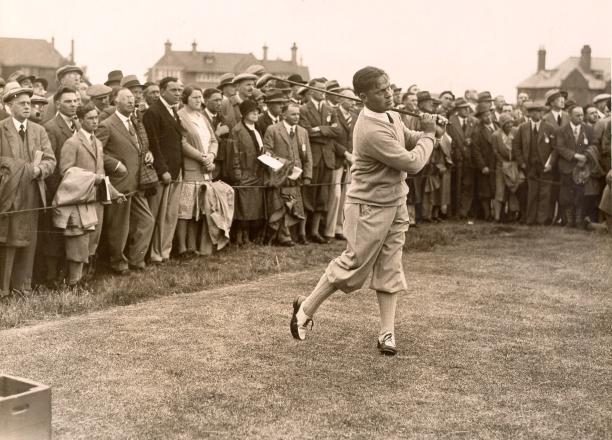 Bobby Jones at the Open Championship, Royal Liverpool Golf Club, Hoylake, 1930 | Reproduced by permission from Press Association Images